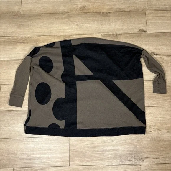 Gwen Stefani L.A.M.B. Crewneck Oversized Slouchy Box Fit Kangaroo Pocket Sweater - Picture 9 of 9